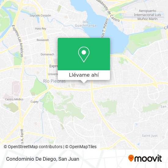 Mapa de Condominio De Diego