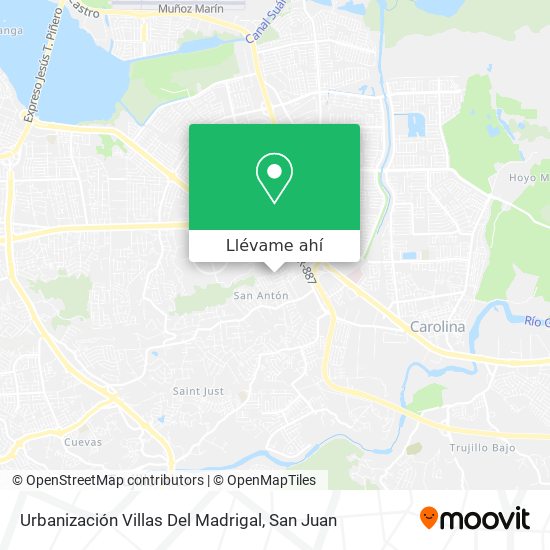 Mapa de Urbanización Villas Del Madrigal