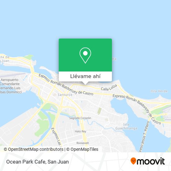 Mapa de Ocean Park Cafe