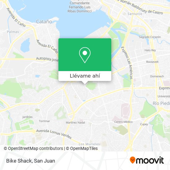 Mapa de Bike Shack