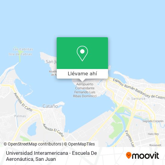 Mapa de Universidad Interamericana - Escuela De Aeronáutica