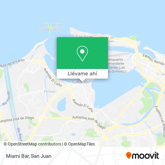 Mapa de Miami Bar