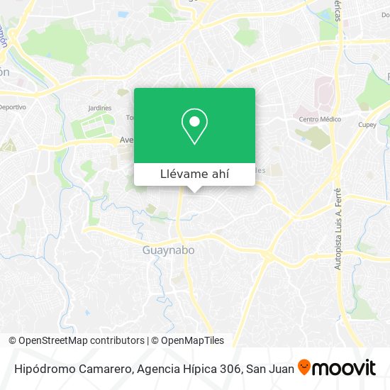 Mapa de Hipódromo Camarero, Agencia Hípica 306