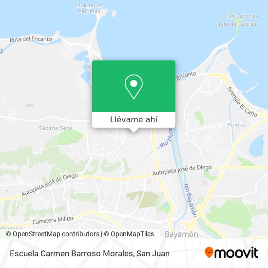 Mapa de Escuela Carmen Barroso Morales