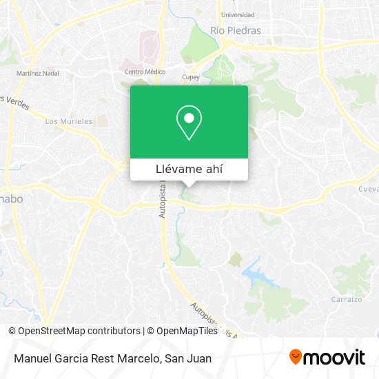 Mapa de Manuel Garcia  Rest Marcelo