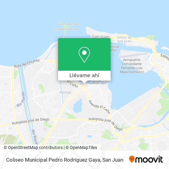 Mapa de Coliseo Municipal Pedro Rodríguez Gaya