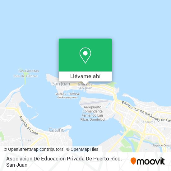Mapa de Asociación De Educación Privada De Puerto Rico