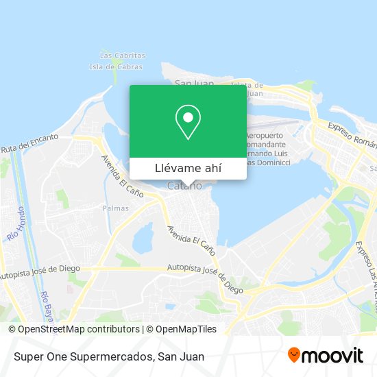 Mapa de Super One Supermercados