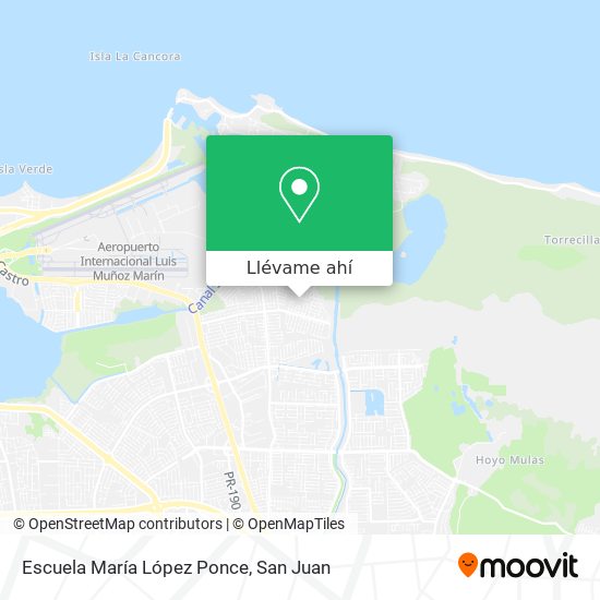 Mapa de Escuela María López Ponce