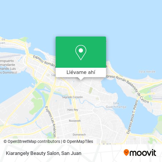 Mapa de Kiarangely Beauty Salon