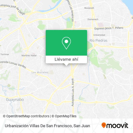 Mapa de Urbanización Villas De San Francisco