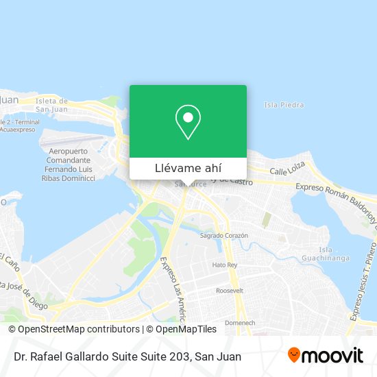Mapa de Dr. Rafael Gallardo Suite Suite 203