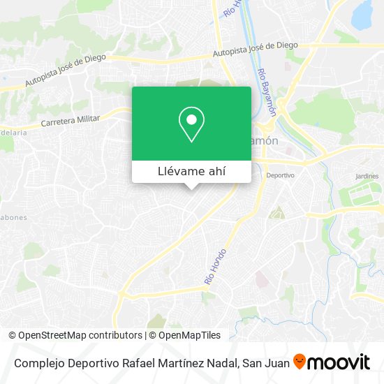 Mapa de Complejo Deportivo Rafael Martínez Nadal