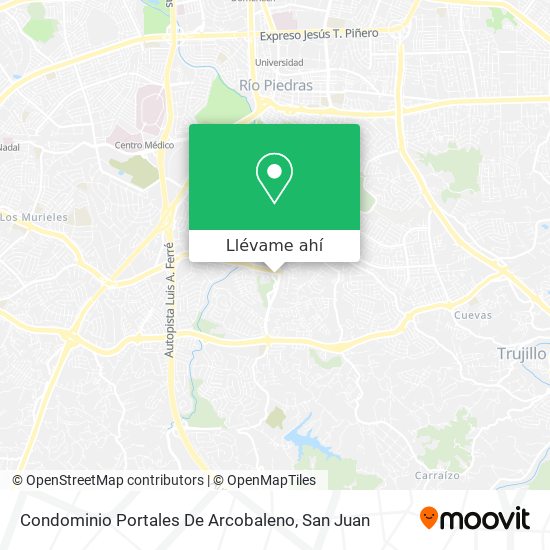 Mapa de Condominio Portales De Arcobaleno
