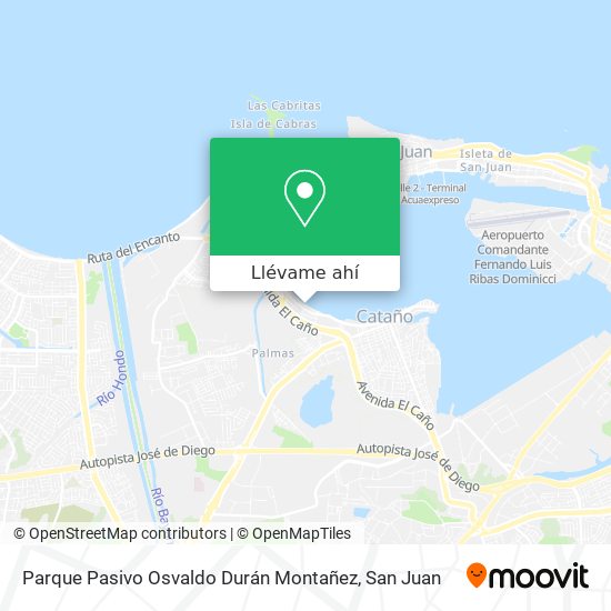 Mapa de Parque Pasivo Osvaldo Durán Montañez