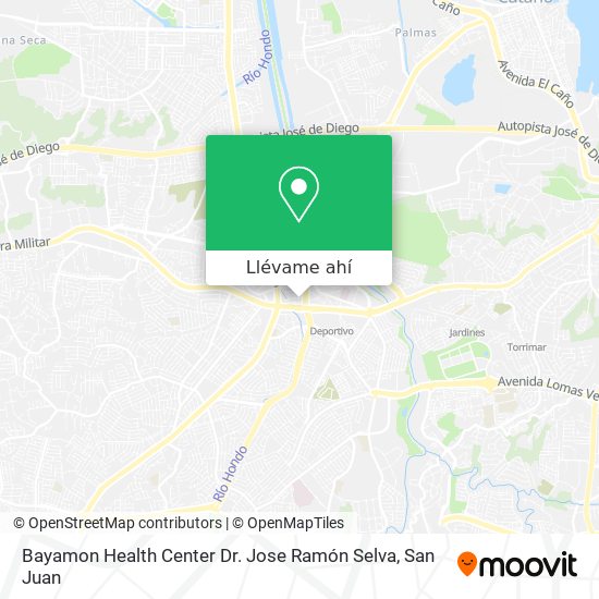 Mapa de Bayamon Health Center Dr. Jose Ramón Selva