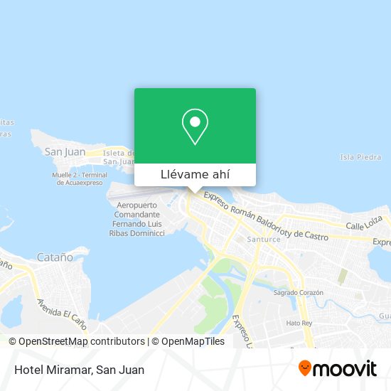 Mapa de Hotel Miramar