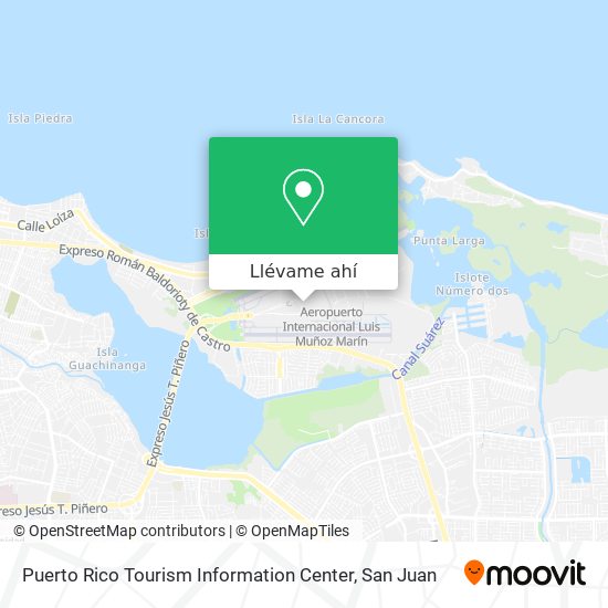 Mapa de Puerto Rico Tourism Information Center