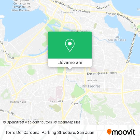Mapa de Torre Del Cardenal Parking Structure