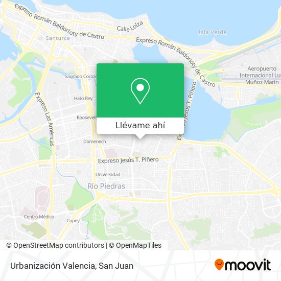 Mapa de Urbanización Valencia