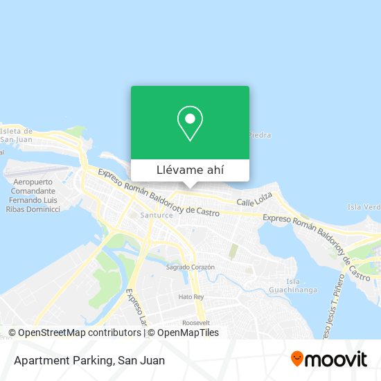 Mapa de Apartment Parking