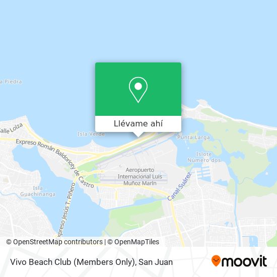Mapa de Vivo Beach Club (Members Only)