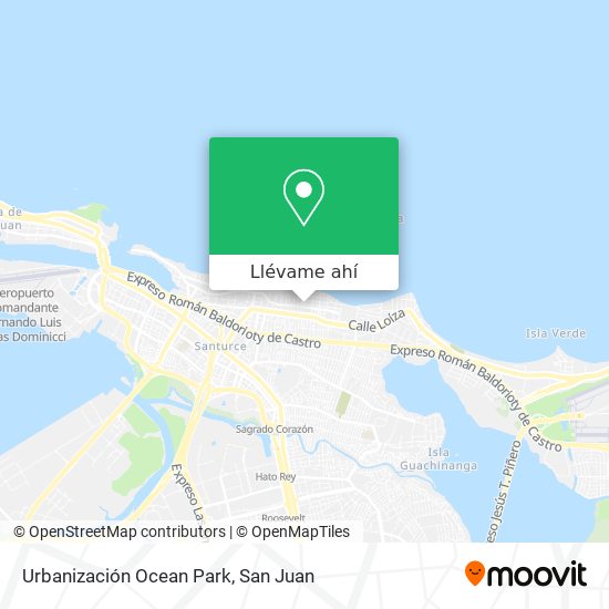 Mapa de Urbanización Ocean Park