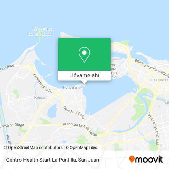 Mapa de Centro Health Start La Puntilla