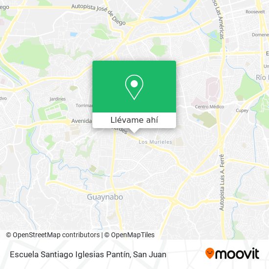 Mapa de Escuela Santiago Iglesias Pantín