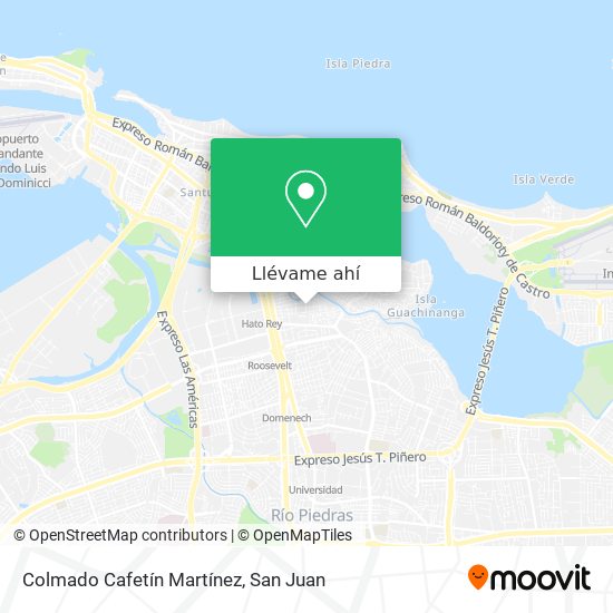 Mapa de Colmado Cafetín Martínez