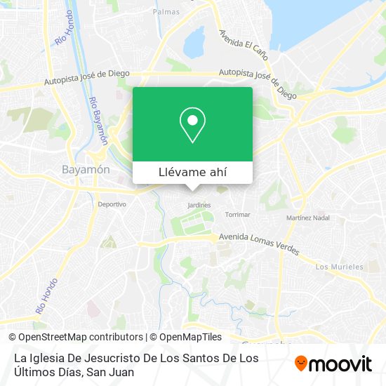 Mapa de La Iglesia De Jesucristo De Los Santos De Los Últimos Días