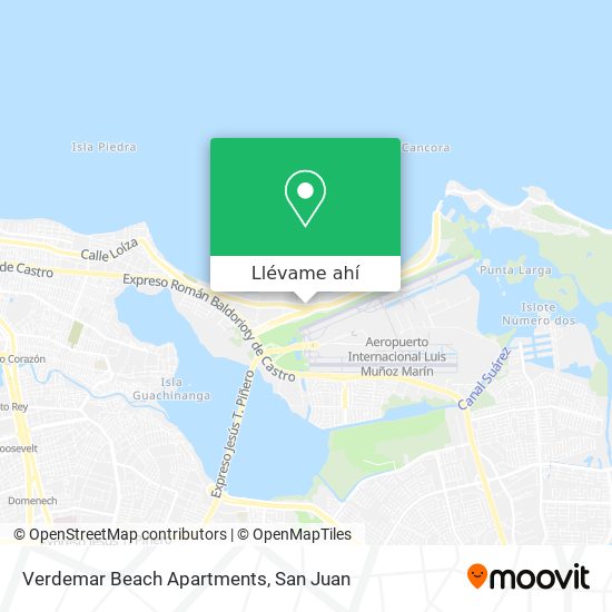 Mapa de Verdemar Beach Apartments