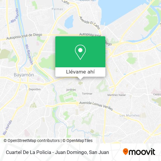 Mapa de Cuartel De La Policia - Juan Domingo