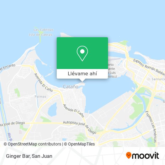 Mapa de Ginger Bar