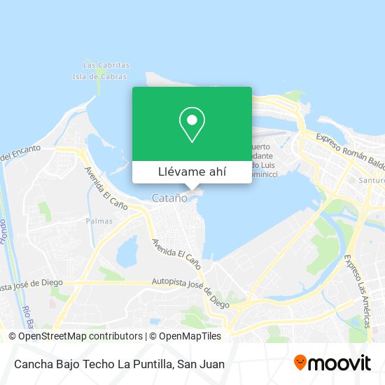 Mapa de Cancha Bajo Techo La Puntilla