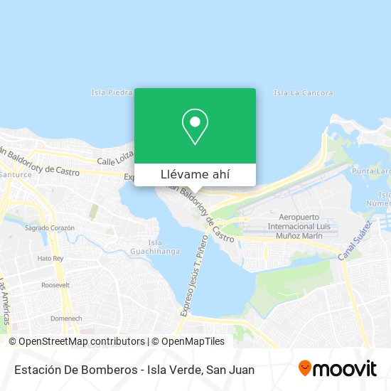 Mapa de Estación De Bomberos - Isla Verde