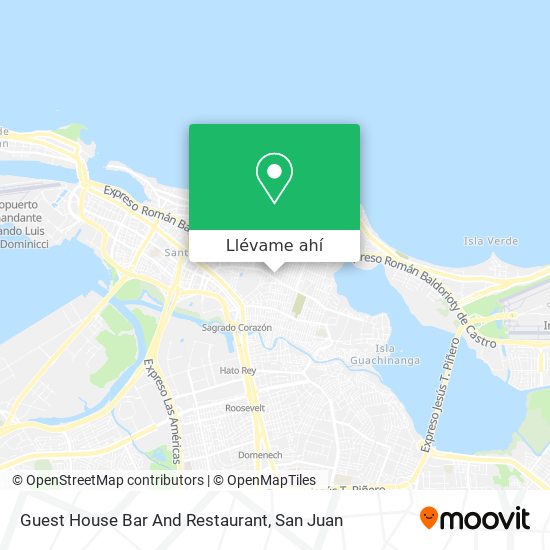 Mapa de Guest House Bar And Restaurant