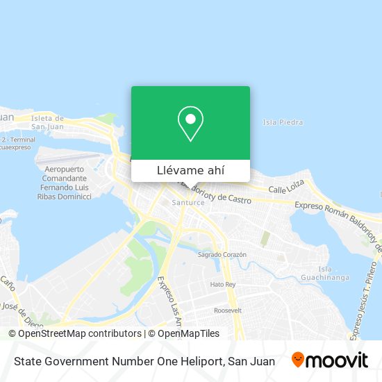 Mapa de State Government Number One Heliport