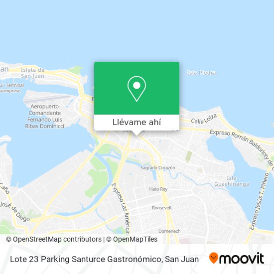 Mapa de Lote 23 Parking Santurce Gastronómico