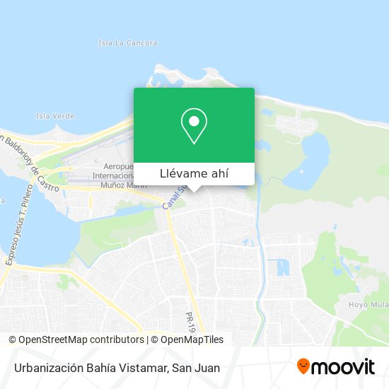 Mapa de Urbanización Bahía Vistamar