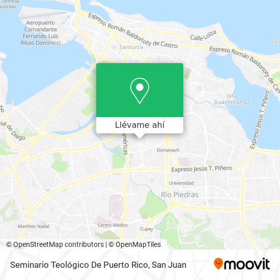 Mapa de Seminario Teológico De Puerto Rico