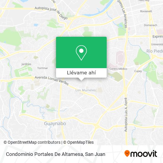 Mapa de Condominio Portales De Altamesa