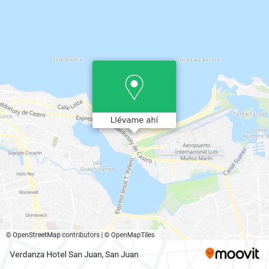Mapa de Verdanza Hotel San Juan