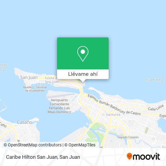 Mapa de Caribe Hilton San Juan