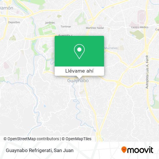 Mapa de Guaynabo Refrigerati