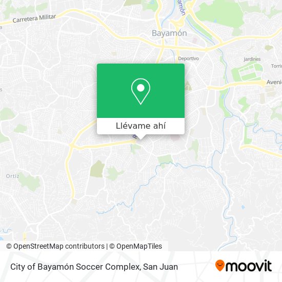 Mapa de City of Bayamón Soccer Complex