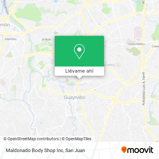 Mapa de Maldonado Body Shop Inc
