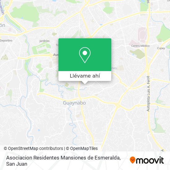 Mapa de Asociacion Residentes Mansiones de Esmeralda