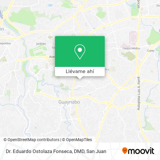 Mapa de Dr. Eduardo Ostolaza Fonseca, DMD