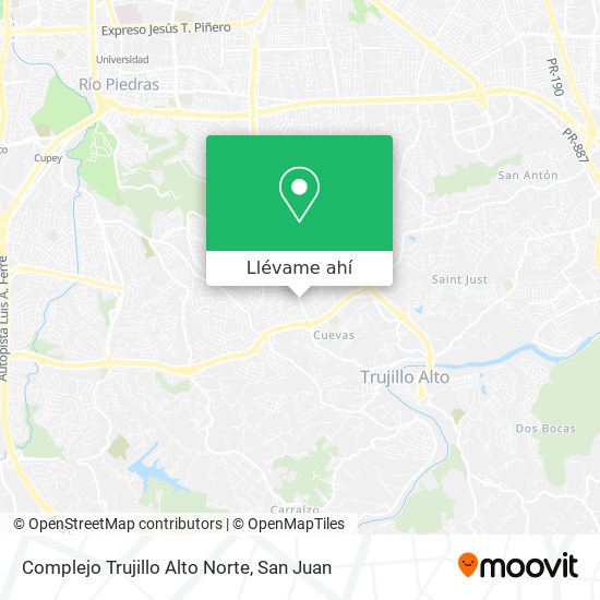 Mapa de Complejo Trujillo Alto Norte